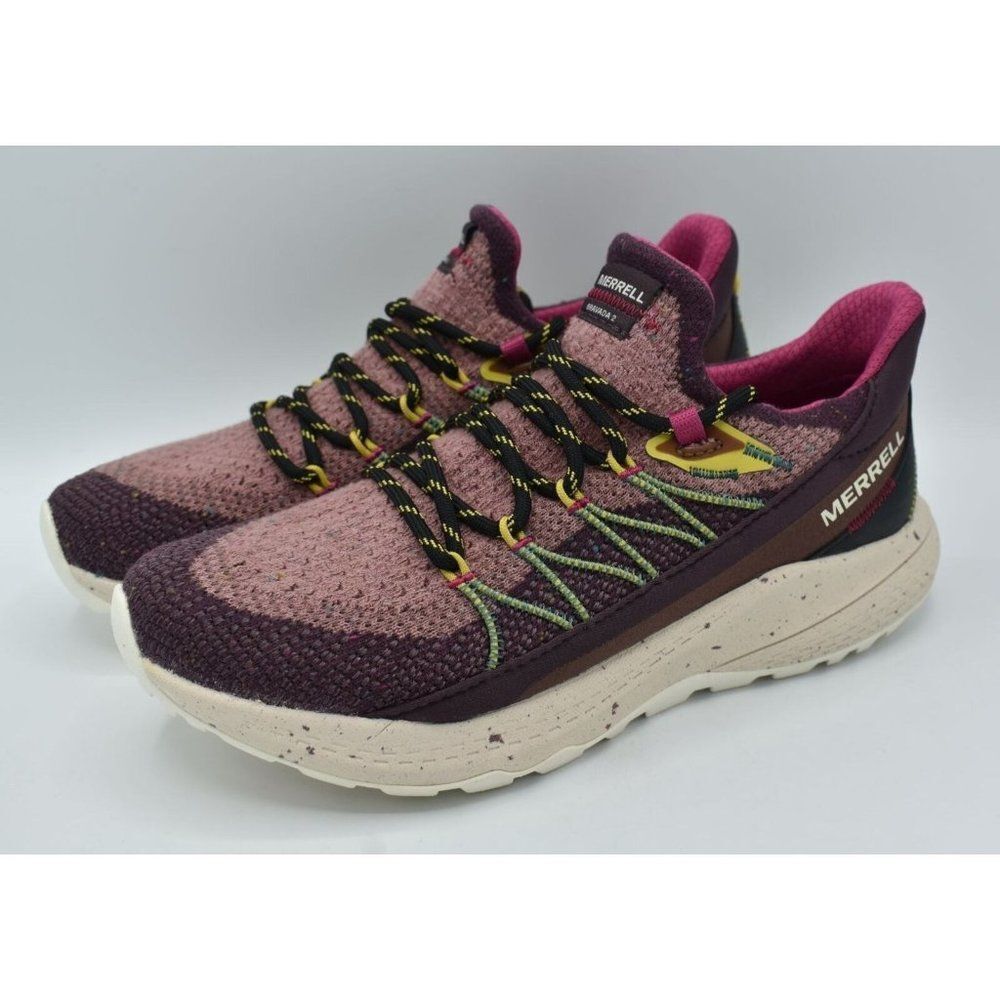 Merrell Womens Size 7 Bravada‎ 2 Burgundy Hiking Trail Sneakers Shoes